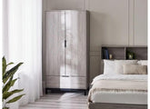 Bali Grey Oak Wardrobe - room